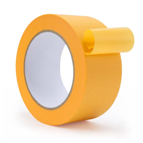 Lichamp Cinta adhesiva amarilla de 2 pulgadas, cinta Washi naranja para manualidades y artes artísticas, pintura, decoración, 1.9 pulgadas x 55