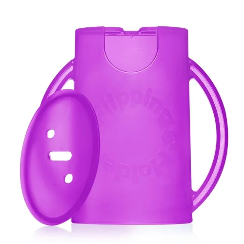 Miniatura 13 de Flipping Holder 2 en 1 para bolsas de comida y cajas de jugo para bebé (paquete de 2) - Envase seguro para alimentos sin apretar, con asas de fácil