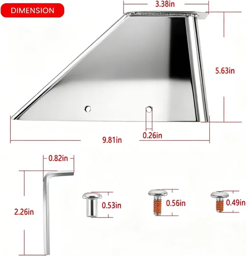 Miniatura 5 de 27021 Barco Skeg - Protector de reparación de seguridad para Mercruiser Alpha 1 1985-1990 Stern Drive Marine - Equipo de reparación de acero