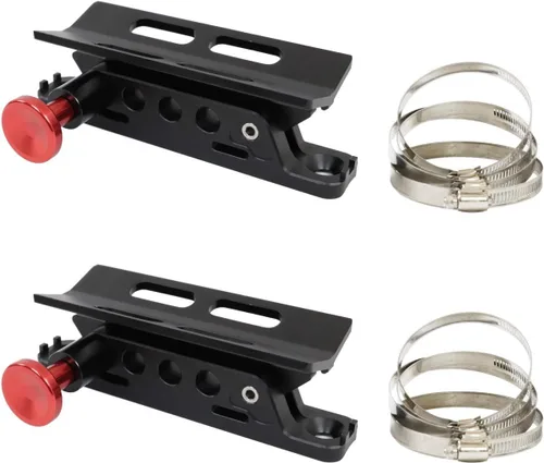 Miniatura 7 de AUFER - Soporte universal montable de aluminio para extintores/botellas, para vehículos, ajustable 2 piezas negro