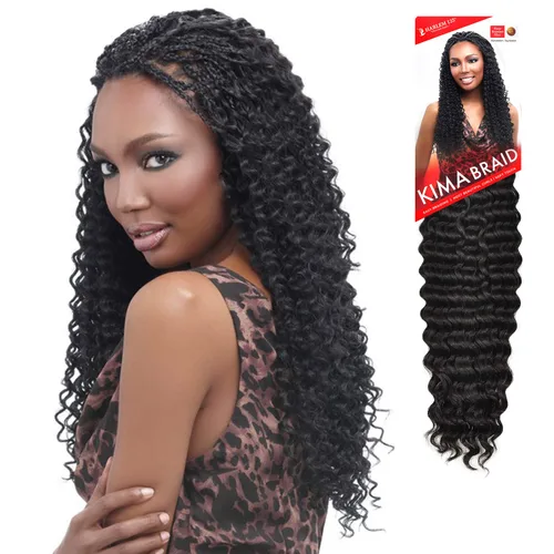 Miniatura 2 de Harlem125 Trenzas de pelo sintético Kima Braid Brazilian Twist de 20 pulgadas (paquete de 4, 2)