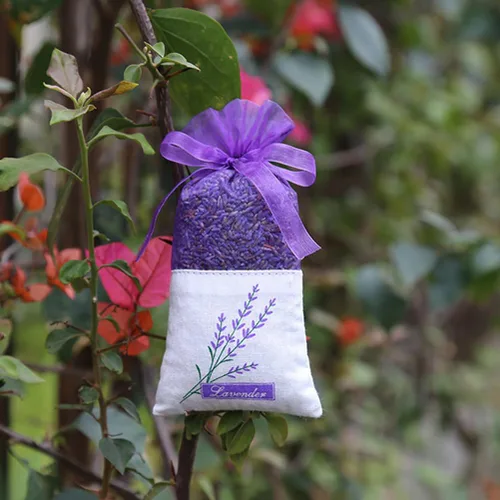 Miniatura 9 de 30 bolsas vacías de lavanda para cajones, armarios, bolsas pequeñas de gasa con estampado de flores, fragancia de 6 x 2.8 pulgadas para organización