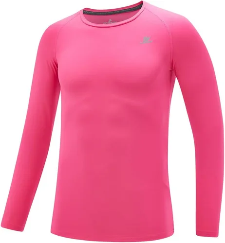 Miniatura 2 de DEVOROPA Camiseta térmica de compresión para niños y jóvenes, camiseta interior de manga larga de forro polar para fútbol y béisbol