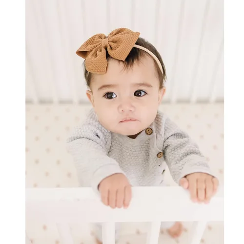 Miniatura 4 de Prohouse 30 diademas de nailon para bebé, lazos para el cabello, elásticos para bebés, niñas, recién nacidos, niños pequeños, accesorios