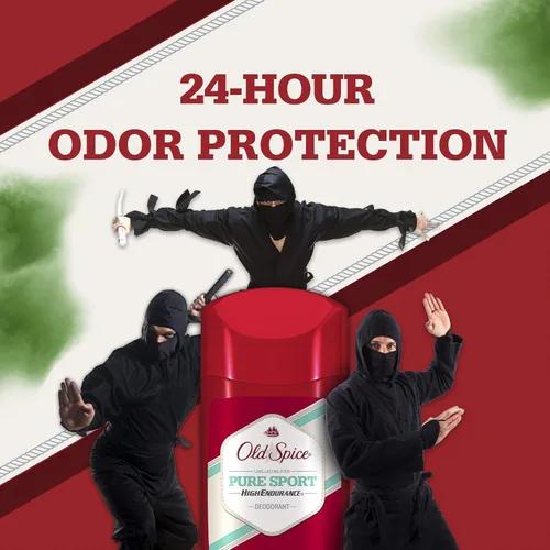 Miniatura 3 de Old Spice Desodorante de alta resistencia para hombres, Pure Sport, 3 onzas / 3.00 oz x 6
