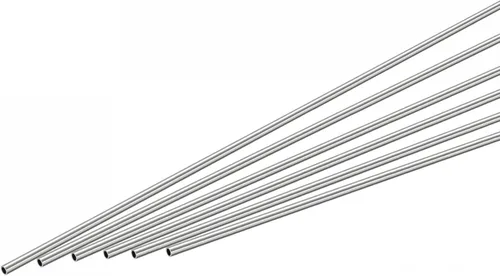 Miniatura 6 de uxcell Tubo redondo de acero inoxidable 304 0.039 in OD 0.006 in espesor de pared 11.811 in longitud 6 piezas