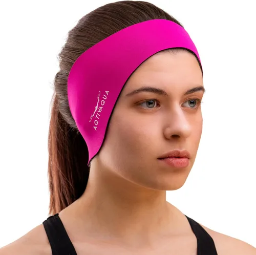 AqtivAqua Diadema de Natación Banda para los Oídos Protección Cubierta Diadema de Natación para Niños Adultos Hombres Mujeres Niños Pequeños Tapones