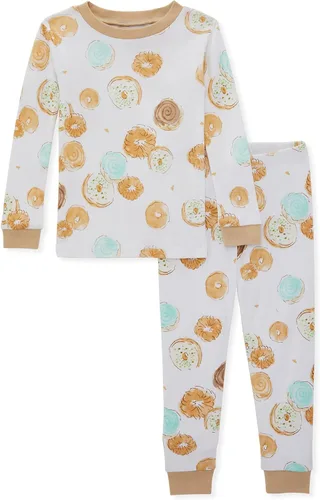 Burt's Bees Baby Girls Pajamas, Tee and Pant 2-Piece PJ Set, 100% Organic Cotton