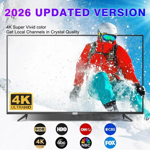 Miniatura 3 de HIDB Antena de TV para Smart TV en interiores, antenas digitales HD para interiores con base magnética fuerte, fácil instalación, recepción de largo