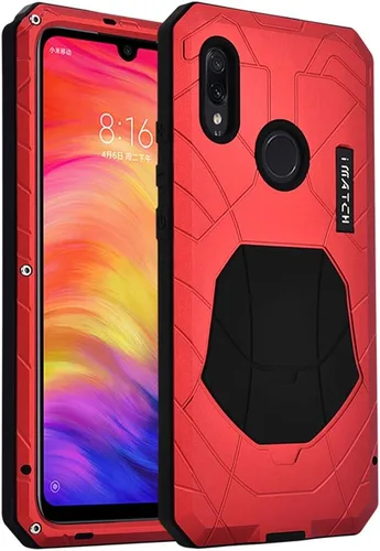Miniatura 11 de DAYJOY Funda de aluminio compatible con Xiaomi Redmi Note 7/7 Pro, material de metal de alta calidad + silicona, a prueba de golpes, a prueba