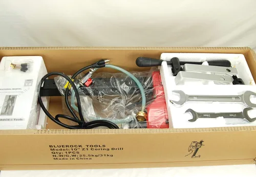 Miniatura 9 de 10Z1 Taladro de núcleo de hormigón con soporte de BLUEROCK Tools - 2 velocidades