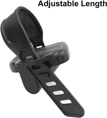 Miniatura 3 de Correas de pedal de bicicleta estática, correa universal resistente de longitud ajustable, se adapta a la mayoría de pedales de bicicleta, bicicleta