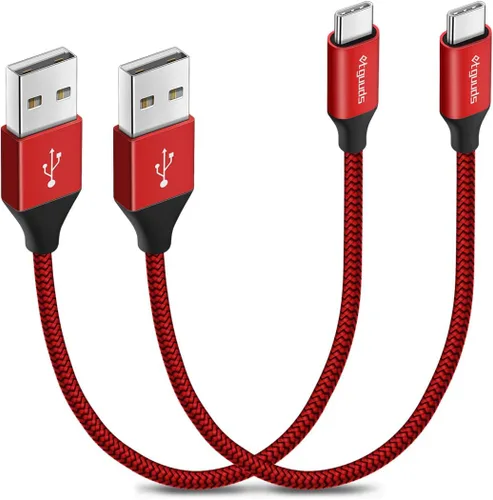 Miniatura 29 de etguuds Cable USB a USB C de 2 pies, paquete de 2 cables de carga USB A a tipo C de carga rápida para Samsung Galaxy A17 A16 A15 A26 A36 A56, S25