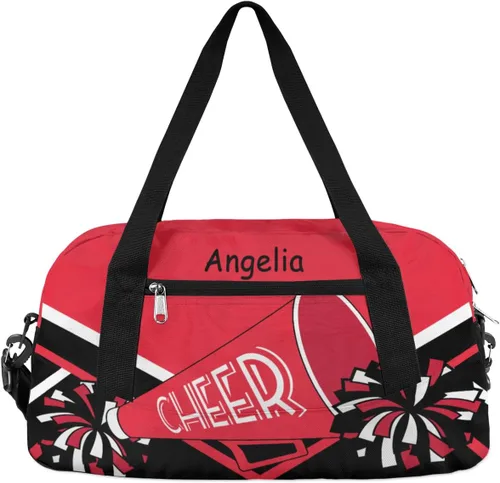 Cheerleader - Bolsas de lona para niñas, para animadoras, deportes, gimnasio, animadoras, bolsa de lona, Animación personalizada 4