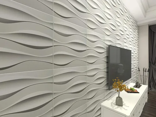 Miniatura 125 de Art3d Panel de Pared de Diamante 3D de PVC Dentado a Juego-Negro Mate, para Decoración Interior Residencial y Comercial Diamante mate negro