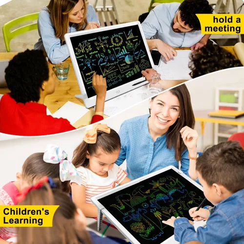 Miniatura 7 de Tableta de escritura LCD de 18 pulgadas para niños y adultos, tableta de dibujo grande 18 Inch Large Drawing Tablet with Stand, Screen-Free Travel