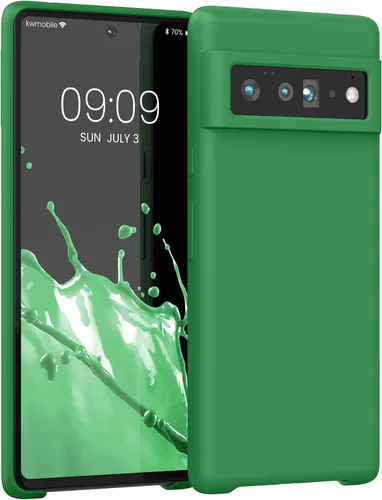 Miniatura 229 de kwmobile Funda Compatible con Google Pixel 6 Pro - Funda de Teléfono de Silicona TPU con Acabado Suave - Azul Caribe