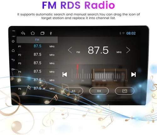 Miniatura 2 de Radio estéreo Android para Honda Accord 10ª pantalla no táctil 2018-2022, Biorunn 10.1 pulgadas GPS Navi inalámbrico Car-Play Android Auto Upgrade
