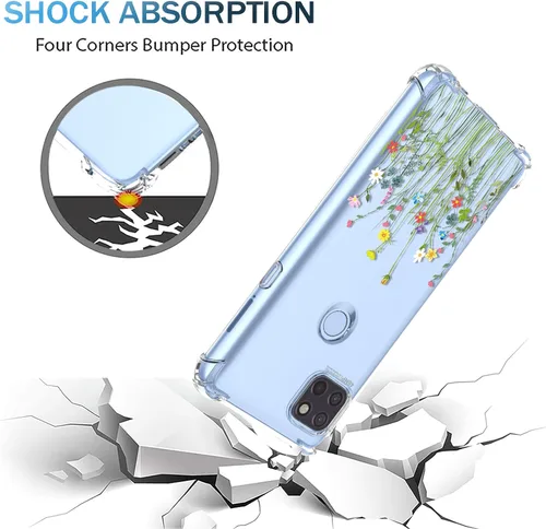 Miniatura 60 de Funda para Moto G Stylus 2021 4G Clear Flower Funda de teléfono TPU suave a prueba de golpes, antiarañazos, funda protectora para Motorola G Stylus