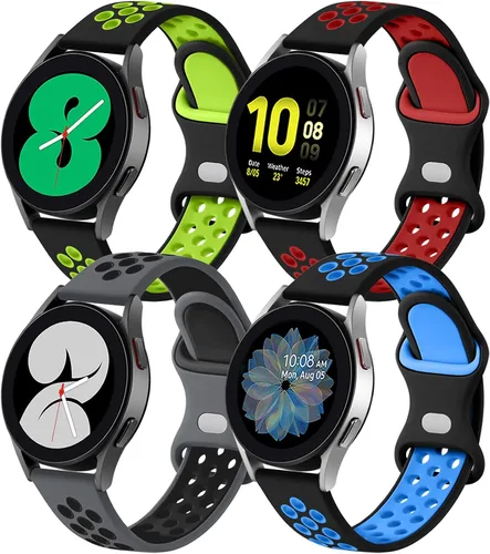 Miniatura 11 de Lerobo Paquete de 4 correas compatibles con Galaxy Watch 7 6 5 4 de 1.575 pulgadas, 1.732 pulgadas/Galaxy Watch 6 4 Classic 1.732 pulgadas, 1.732