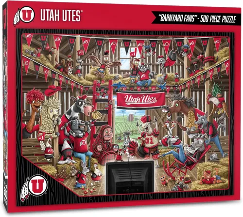 Miniatura 10 de YouTheFan NCAA Barnyard Fans - Rompecabezas de 500 piezas