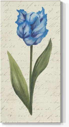 Miniatura 25 de Renditions Gallery Página de inicio arte floral para pared, decoraciones modernas, pinturas de iris azul, ramo de flores abstractas de naturaleza