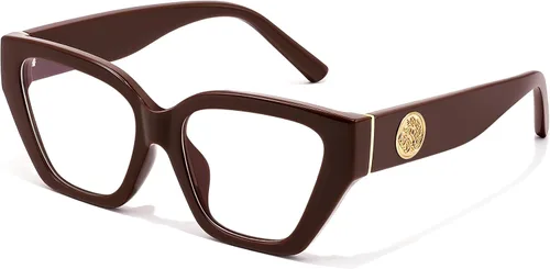 Miniatura 11 de FEISEDY Gafas de bloqueo de luz azul ojo de gato para mujer, diseño moderno de ojo de gato para uso diario B0350