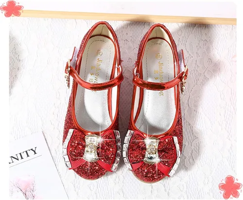 Miniatura 4 de Cadidi Dinos Zapatos de vestir para niñas, zapatos de fiesta de boda, zapatos de tacón Mary Jane Princesa (bebéniño pequeñoniño grande)