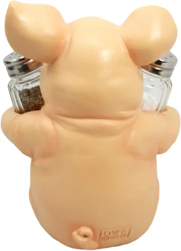 Miniatura 4 de Ebros Animal Farm - Estatua de especias porcinas para cerdo, salero y pimentero, figura de cerdo, decoración de cocina, centro de mesa