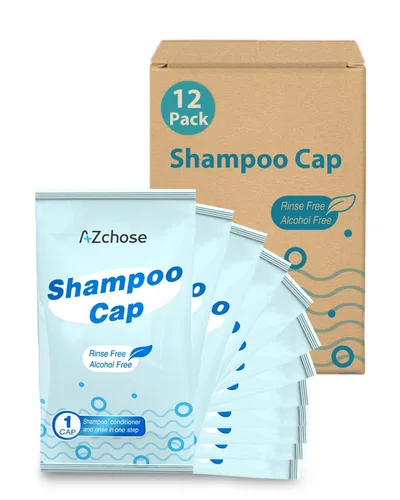 Miniatura 9 de Tapas de champú sin enjuague con agua para campamento y cuidado del hogar, lavado de cabello sin agua para adultos y ancianos y pacientes postrados