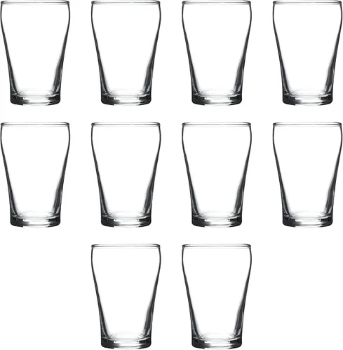 DISCOUNT PROMOS Juego de 10 vasos de chupito de 5.5 onzas, paquete a granel, ideal para bodas, fiestas, cumpleaños, eventos, transparentes En blanco