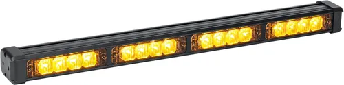 LAMPHUS - Barra de luces de ledes, de advertencia, emergencia, para cubierta, SolarBlast SBLS44 16 vatios., Ambar