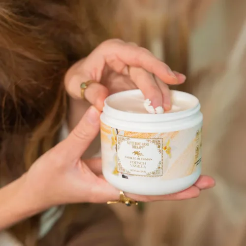 Miniatura 2 de Camille Beckman Crema de terapia de manos de glicerina, vainilla francesa, 8 onzas