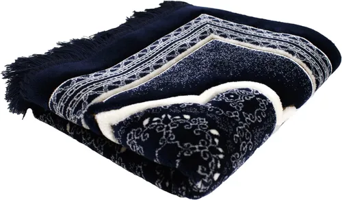 Miniatura 4 de Modefa Alfombra de oración islámica turca, alfombra de terciopelo suave Janamaz para orar, cómoda alfombra de oración musulmana para hombres