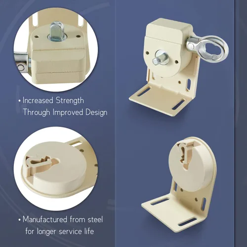 Miniatura 7 de Kit elástico + soporte inalámbrico, accesorios de instalación de repuesto universales para sombrilla de interior/exterior y persianas enrollables
