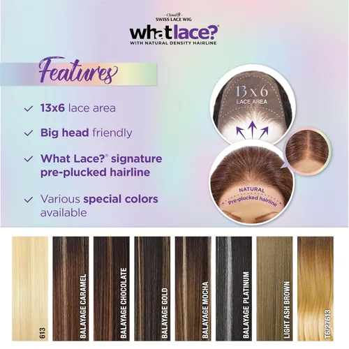 Miniatura 7 de Sensationnel Pelucas What Lace 13X6 - Glenna Encaje Frontal Atado a Mano Sin Pegamento Sintético con Densidad Natural Línea del Cabello Predepilada