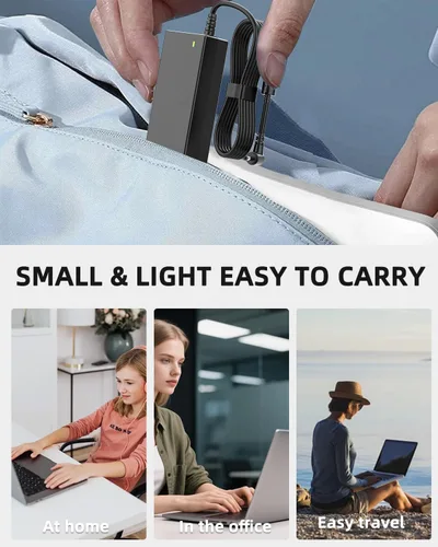 Miniatura 7 de Cargador para portátil de 65 W y 45 W compatible con Lenovo IdeaPad Series