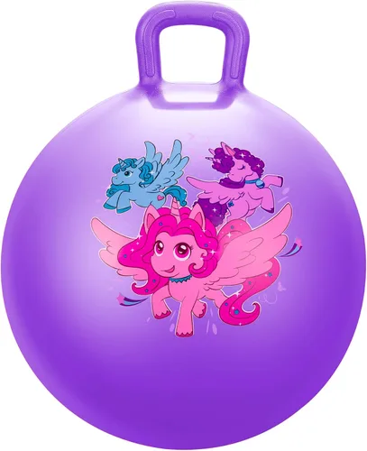 Miniatura 13 de U&C Planet Hoppity - Bola inflable de 18 pulgadas con asa para niños de 3 a 6 años Hoppity Hop Sit and Bounce Jumping Hopping con bomba y caja