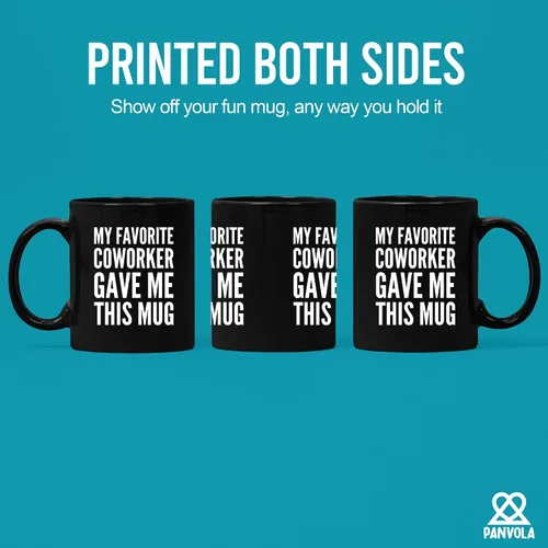 Miniatura 3 de Mi colega favorito me regaló esta taza Regalo de despedida de colega Gracioso Tazas de jefe de oficina Tazas de café de empleado para despedida Negro
