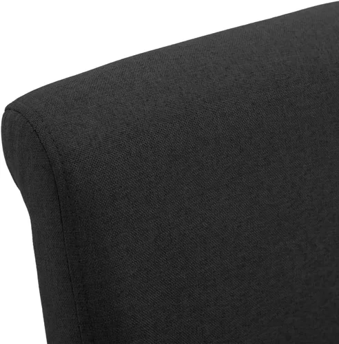 Miniatura 8 de Dining Chairs 2 Pcs Black Fabric,Living Room Dining Chairs,Counter Dining Chairs Suitable for Daily Dining Or Special Events Such As Meetings