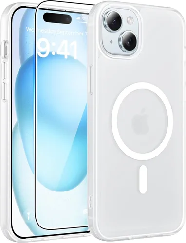 Miniatura 192 de FNTCASE - Funda para iPhone 16 Pro: magnética, mate, translúcida, de grado militar, protectora contra caídas, resistente, fina, duradera y a prueba