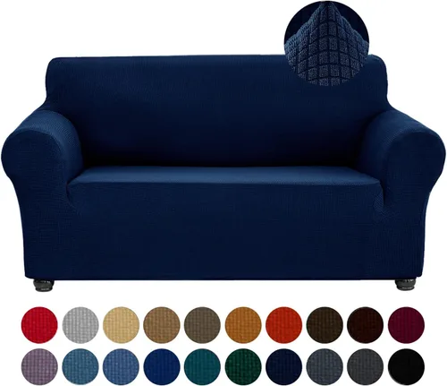 Miniatura 8 de Joccun Funda Elástica para Silla Sofá, Funda de Sofá de 1 Pieza Tela Jacquard de Spandex con Parte Inferior Elástica, Protector de Muebles Lavable