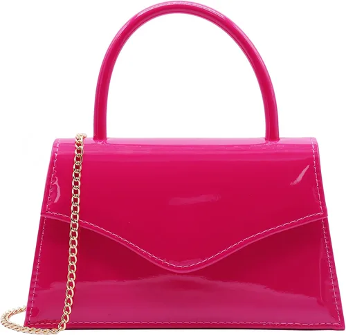 Miniatura 20 de Bolso de noche para mujer, bolso de mano para fiesta nupcial, bolsos de cóctel y baile de graduación con charol