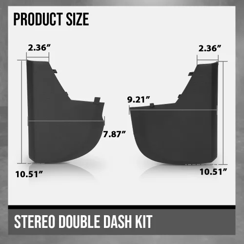 Miniatura 3 de G-PLUS Panel de extensión de consola central izquierdo y derecho compatible con DODGE RAM 1500/2010-2012 DODGE RAM 2500 3500 2009-2012