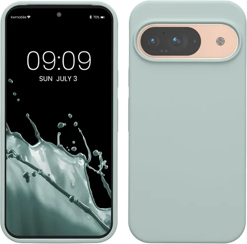 Miniatura 86 de kwmobile Funda Compatible con Google Pixel 6 Pro - Funda de Teléfono de Silicona TPU con Acabado Suave - Azul Caribe