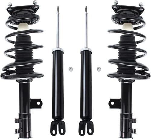Miniatura 64 de Detroit Axle - Amortiguadores de puntales para Nissan Sentra 2007-2012 [Base S SL SR] Puntales delanteros completos con amortiguadores traseros