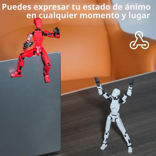 Miniatura 6 de Juego de figuras de acción, modelo 13 figura de acción móvil multiarticulada, caja de regalo, ideal para seres queridos y amigos. Rojo