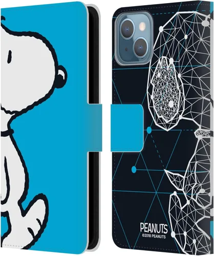 Miniatura 51 de Head Case Designs Funda de piel con licencia oficial de Peanuts Snoopy & Woodstock Balloon Halfs and Laughs para Apple iPhone 7/8/SE 2020 y 2022