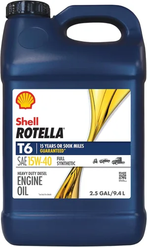 Miniatura 9 de Aceite de motor Shell Rotella T6 totalmente sintético 5W-40, 1 galón (paquete de 3)