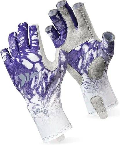 Miniatura 15 de KastKing Sol Armis - Guantes de protección solar UPF50+, guantes de pesca, protección UV, protección solar para exteriores, kayak, remar M